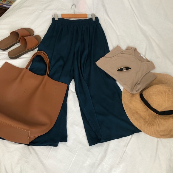 OAK + FORT summer pants - Picture 3 of 7